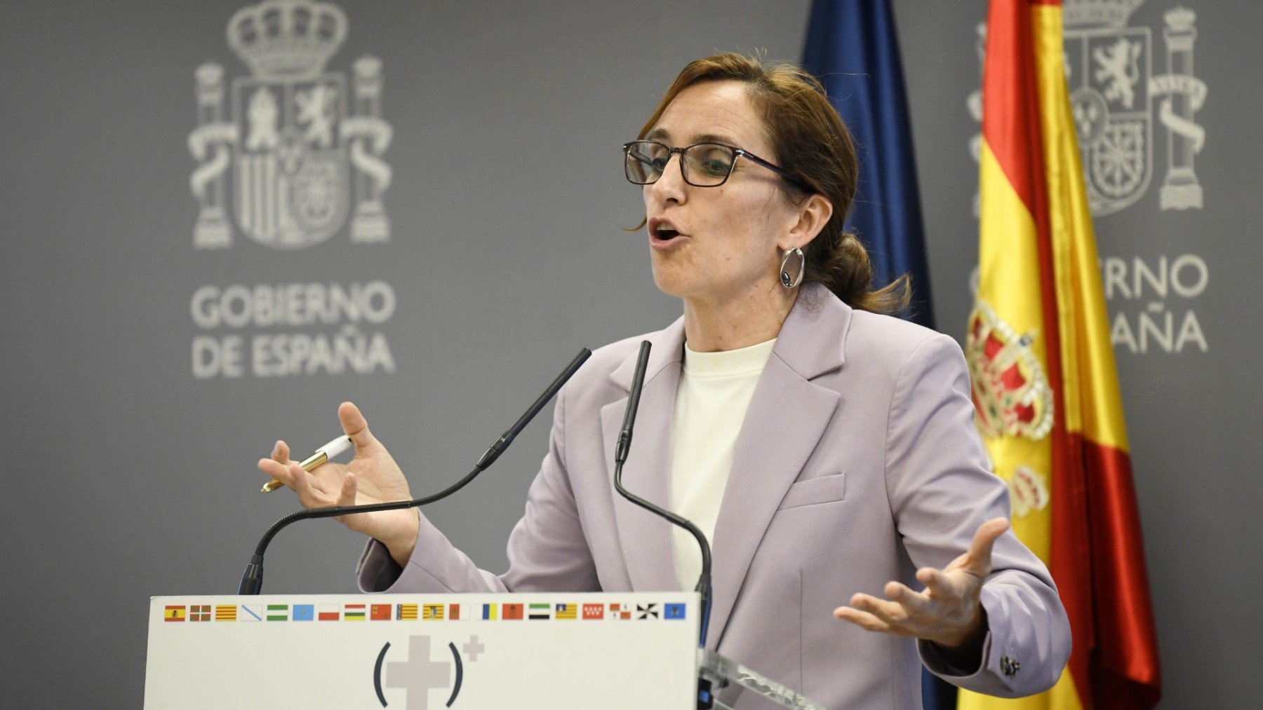 La ministra de Sanidad, Mónica García.