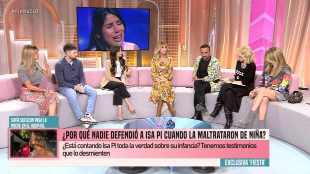 Luis Rollán junto a sus compañeros de Fiesta. (Mediaset)