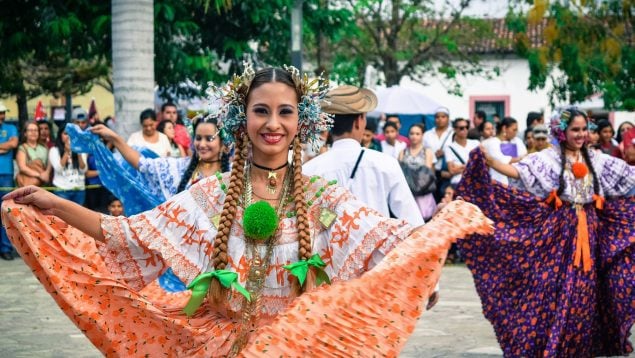 mujer, carnaval, Costa Rica