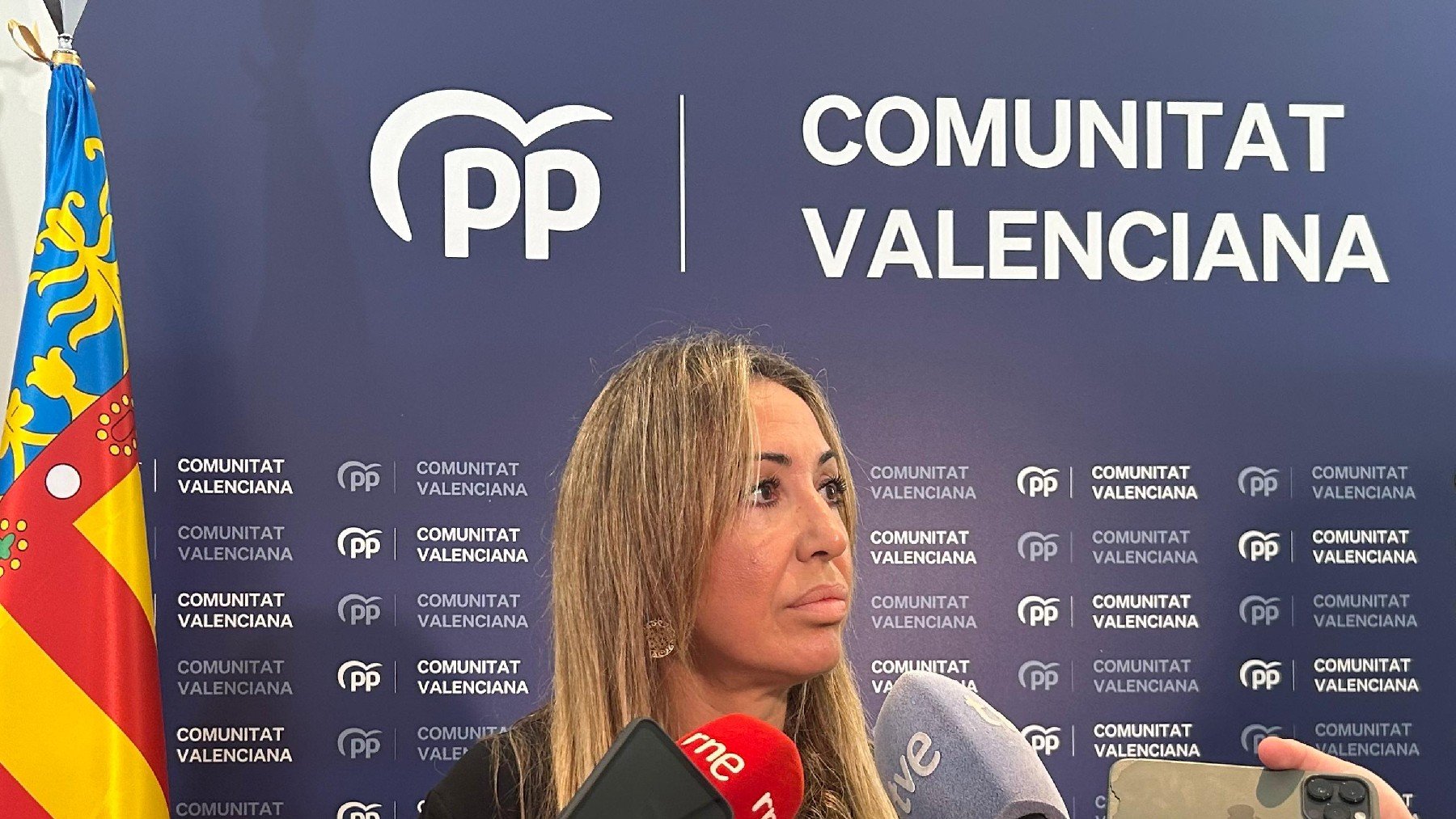 La diputada del PP en las Cortes Valencianas Verónica Marcos, este lunes.