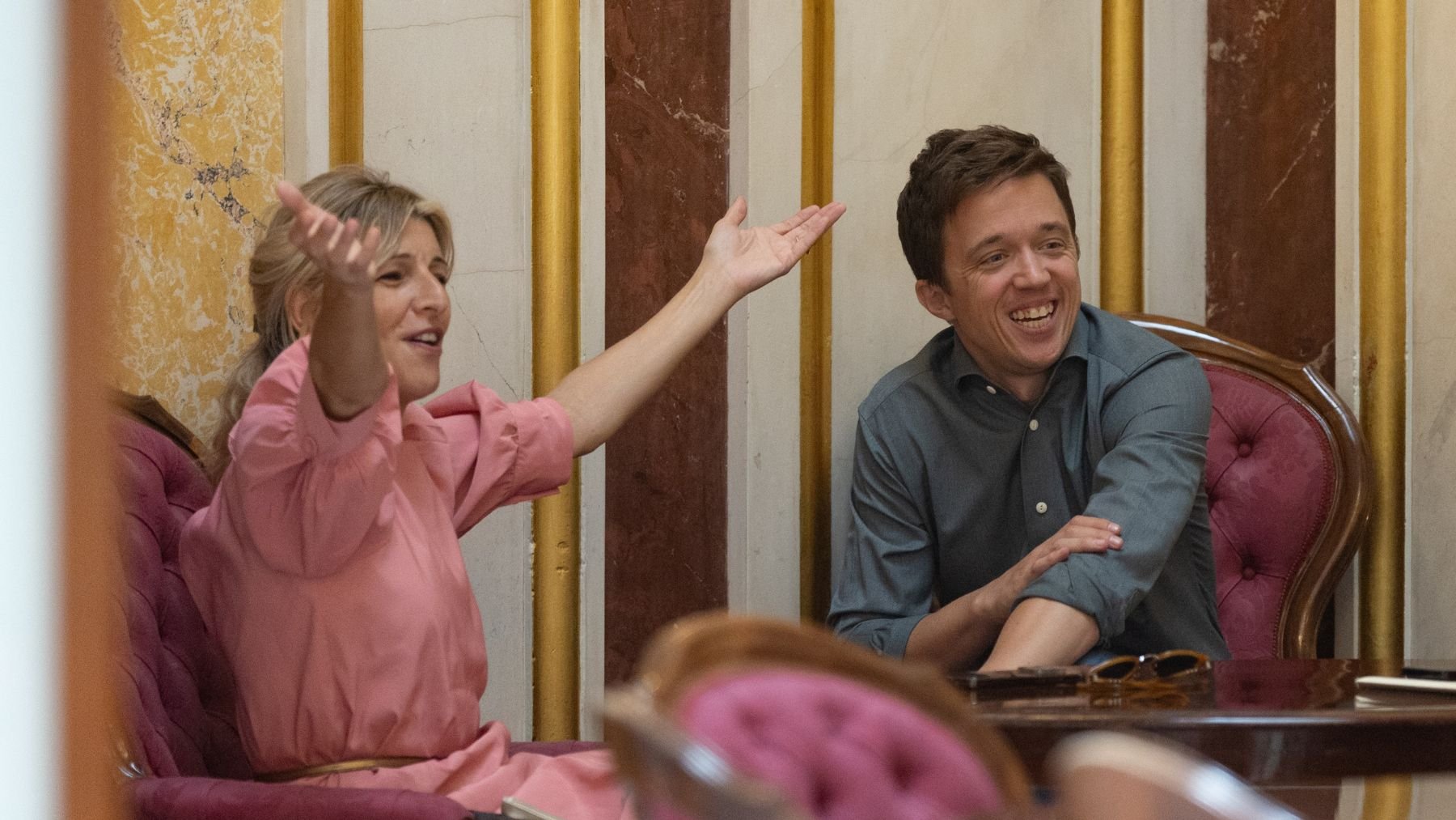 Yolanda Díaz e Íñigo Errejón. (Foto: EP)