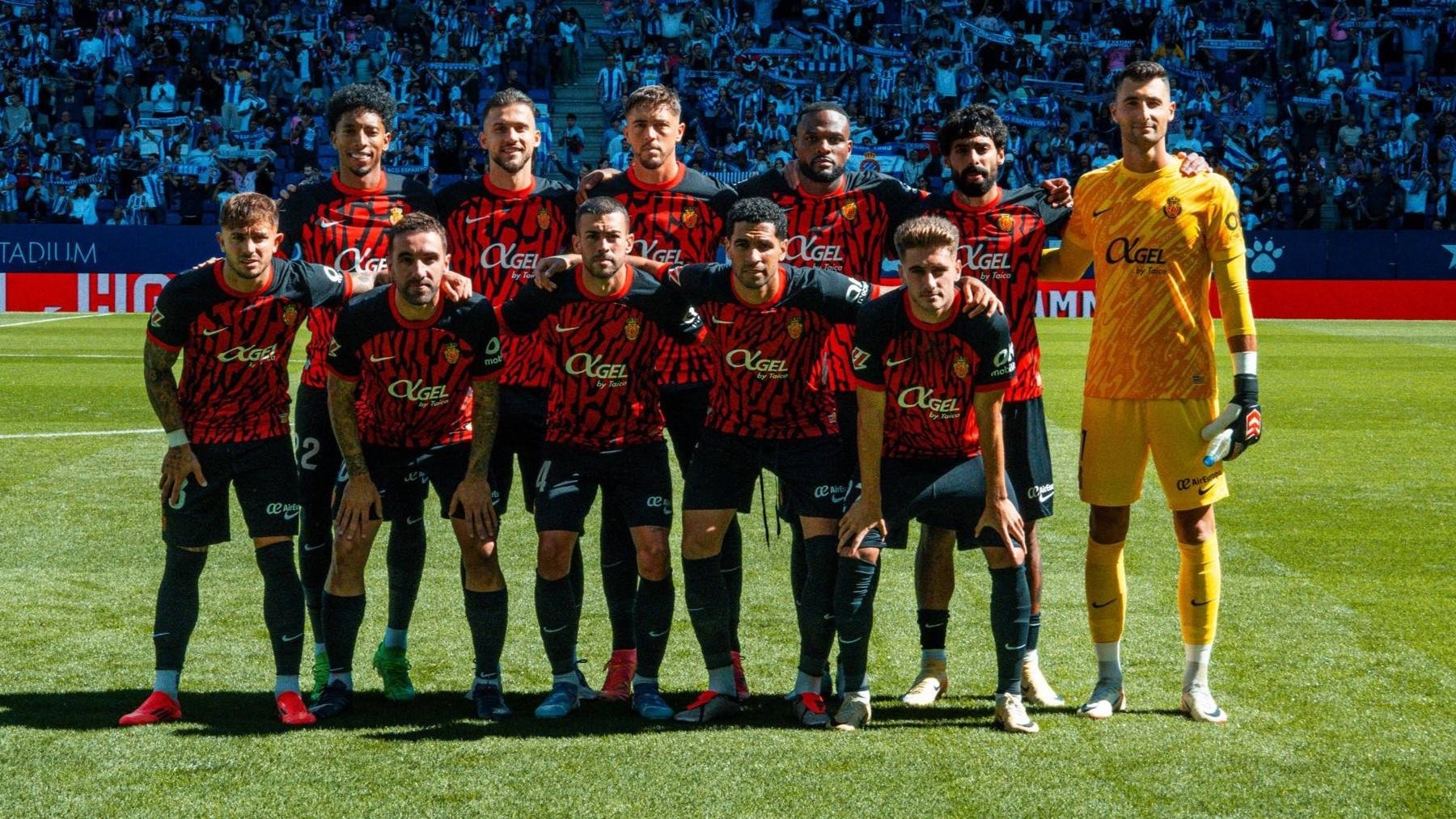 Alineación del Mallorca ante el Espanyol.