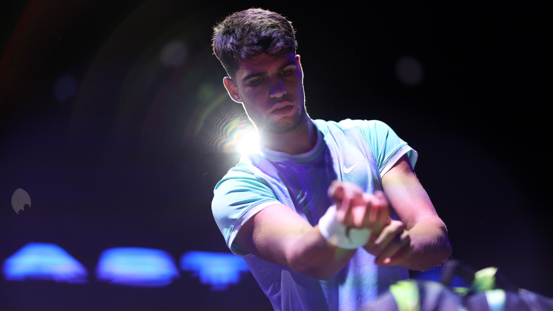 Carlos Alcaraz, en París-Bercy. (Getty)