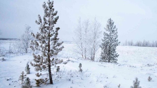 Cráteres en Siberia