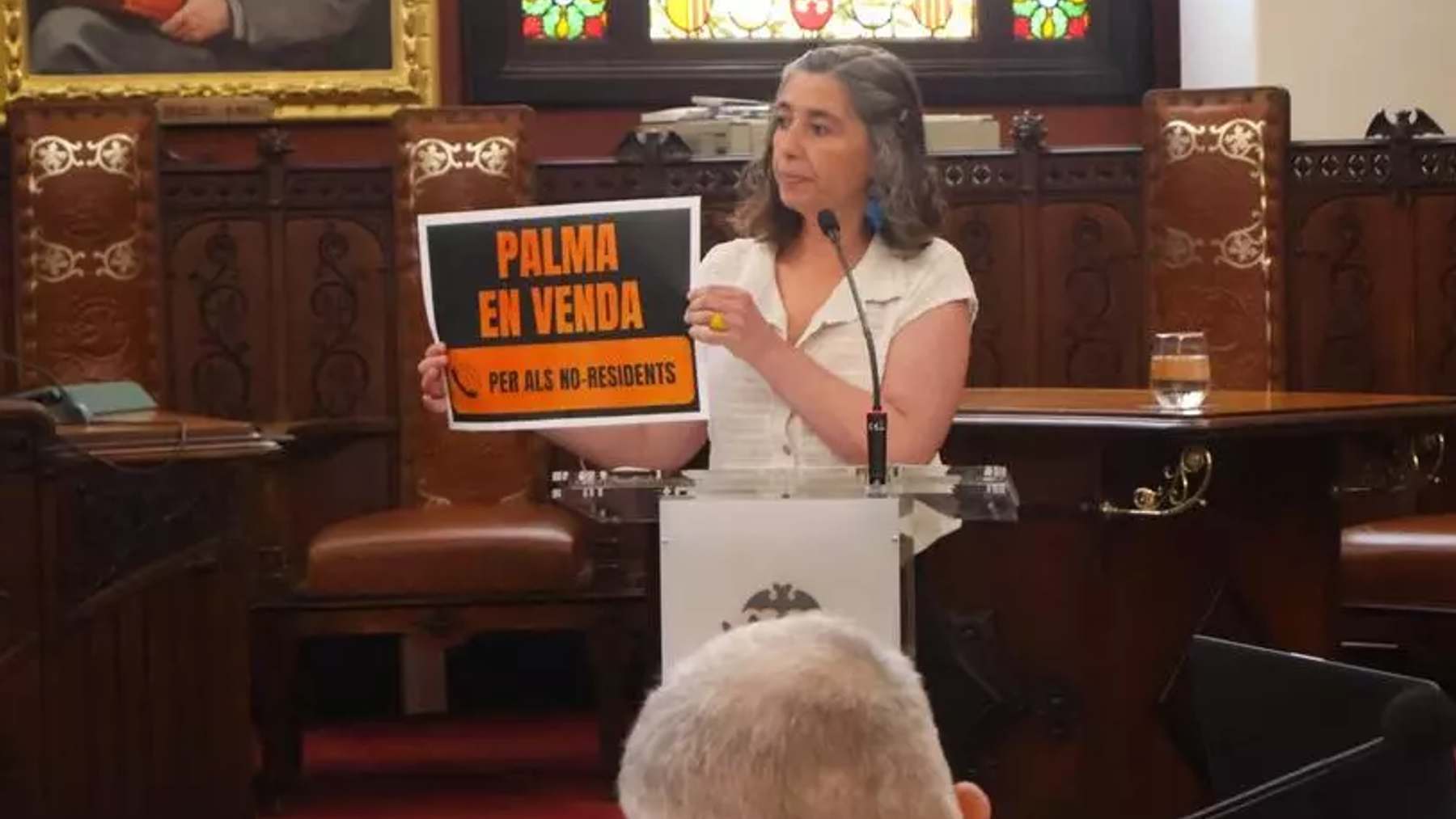 La portavoz independentista de Més en Palma, Neus Truyol.