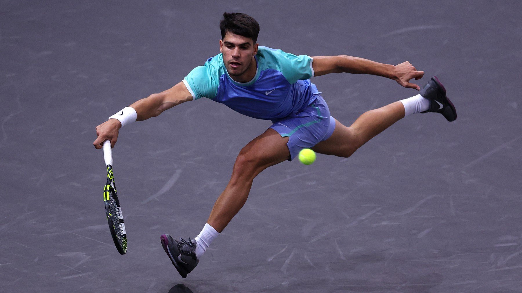 Alcaraz en el  Masters 1000 de París