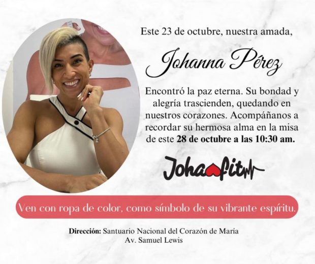 Comunicado de los familiares de Johanna Pérez. (Instagram)