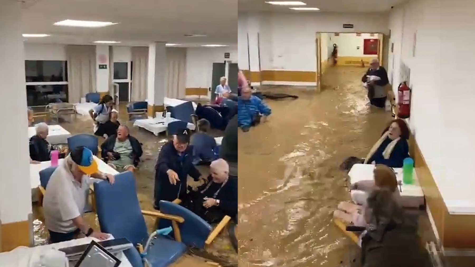 Una residencia en Paiporta inundada por la DANA.