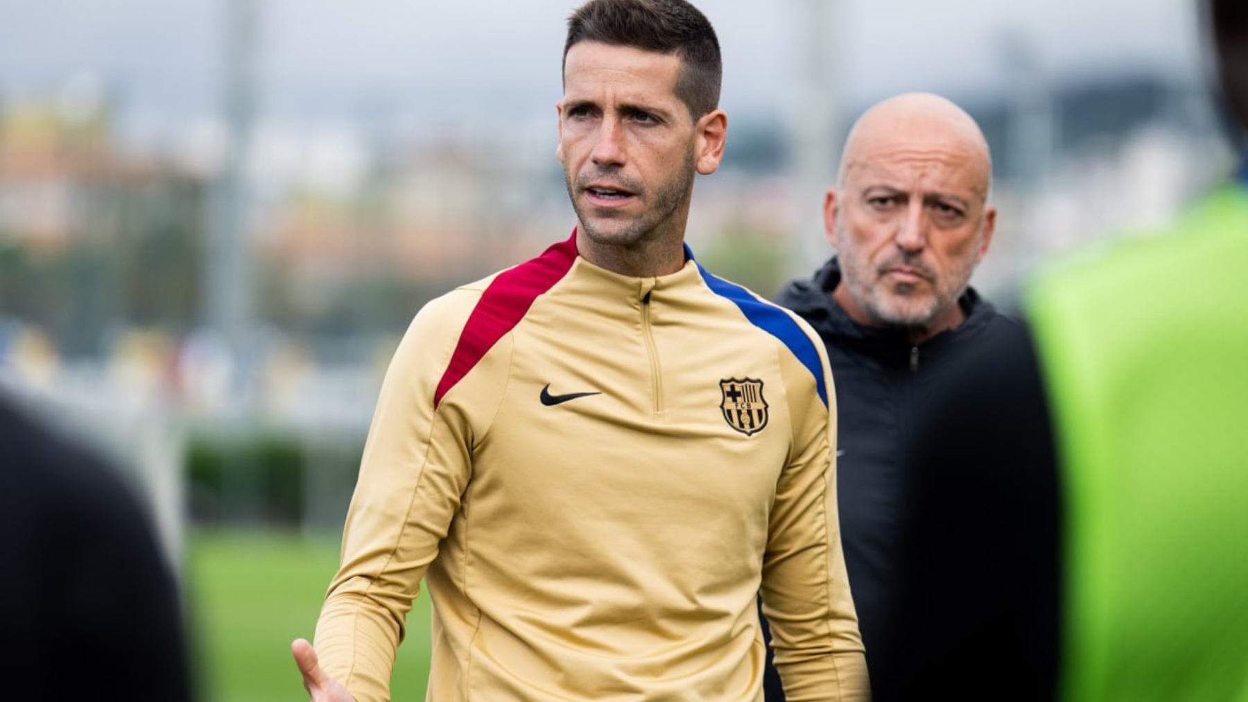 Albert Sánchez, entrenador del filial del Barcelona. (@FCBarcelonaB)