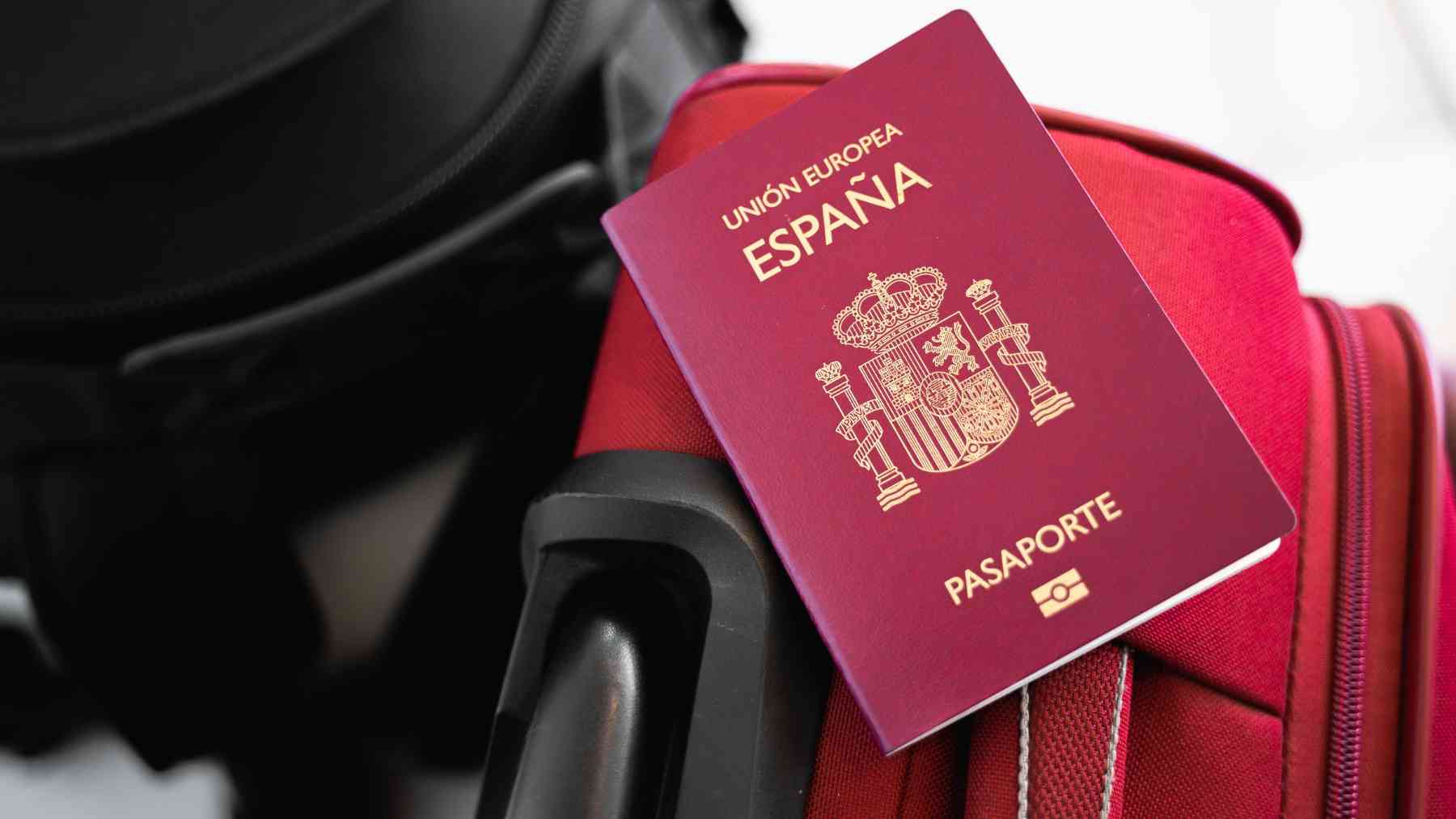 Pasaporte español.