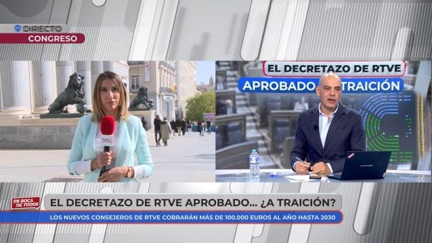 Alba Sánchez, reportera de 'En boca de todos' (Mediaset).