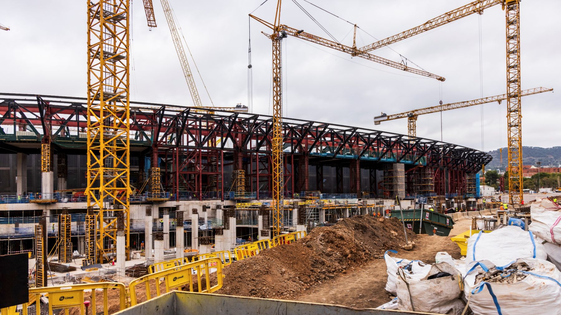 Camp Nou en obras. (Europa Press)