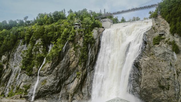 naturaleza, cascadas, Canadá, montañas