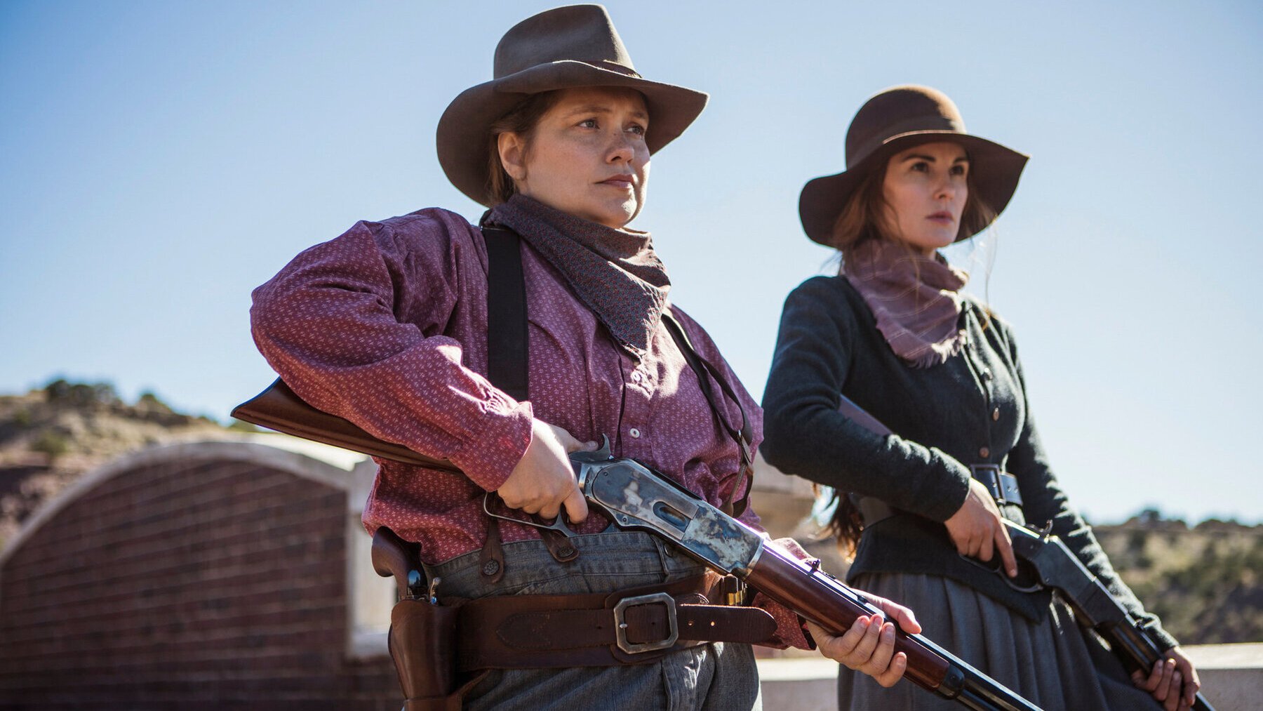 Protagonistas de ‘Godless’.