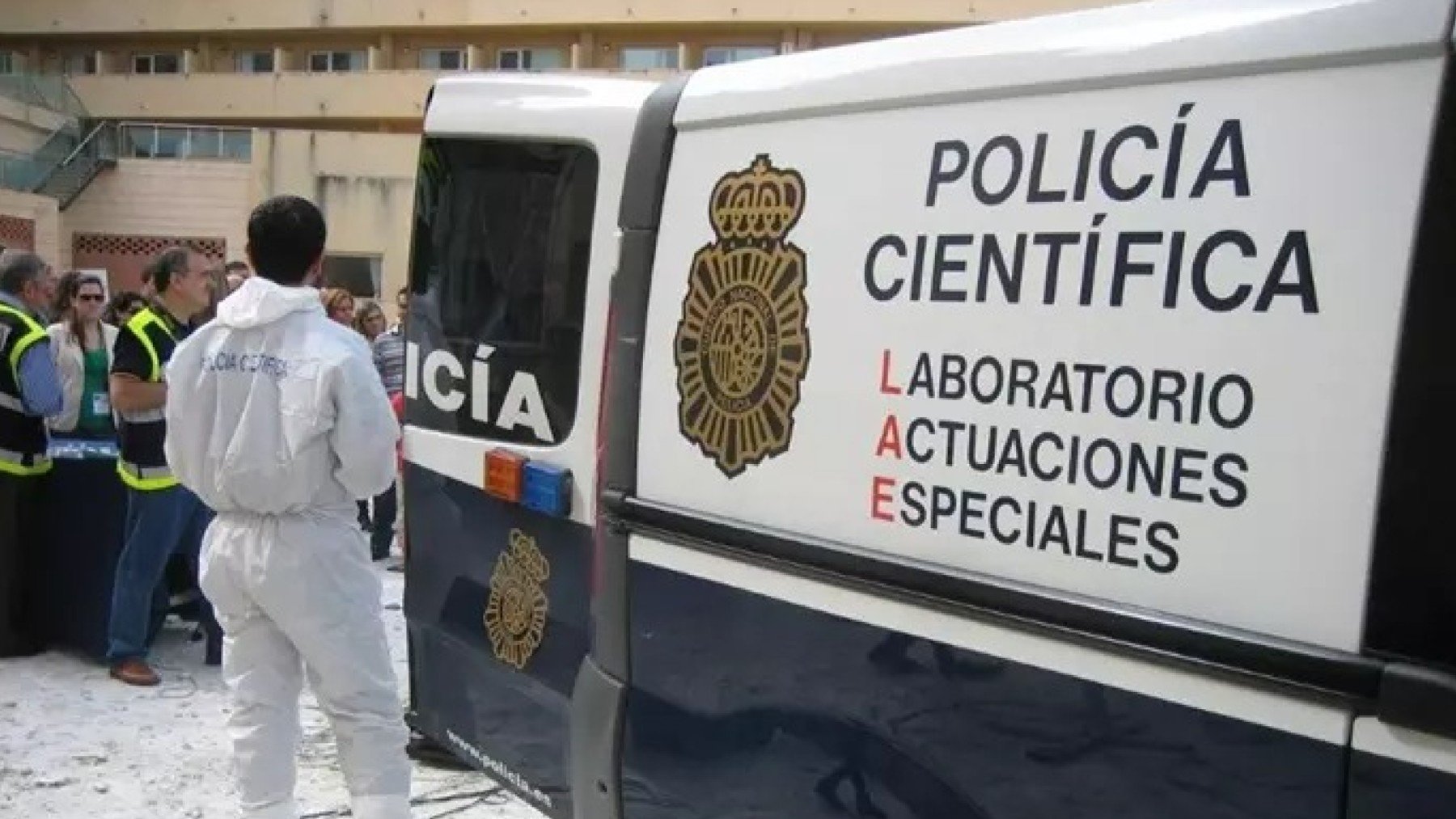 Miembros de la Policía Científica de Policía Nacional.