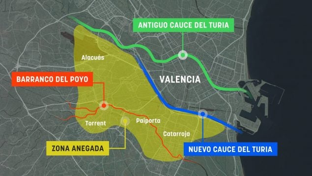 Así fue como el nuevo cauce del Turia construido por Franco evitó una tragedia aún mayor en Valencia