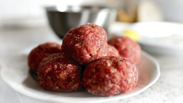 carne picada, albóndigas, cocina