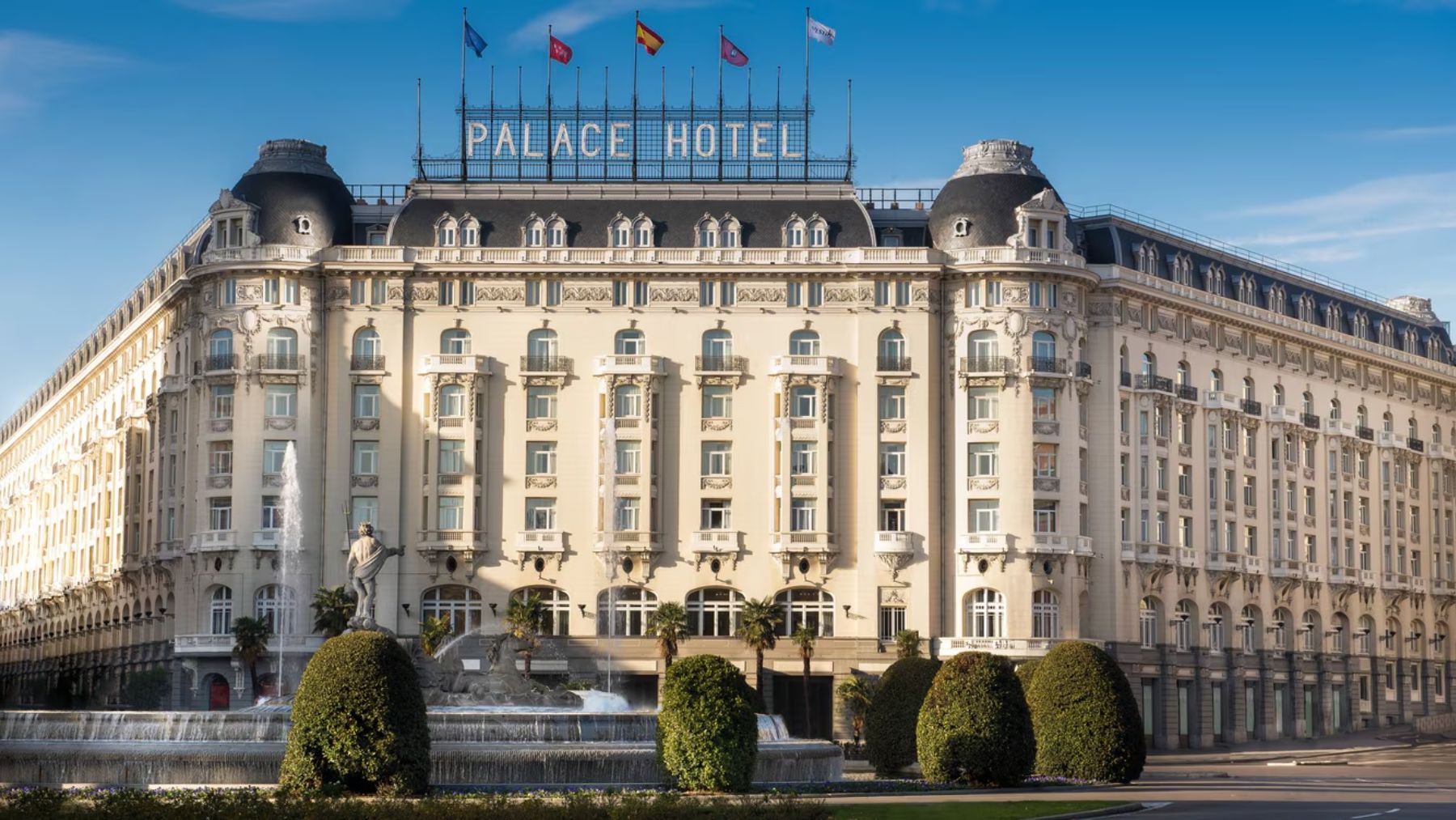 Fachada Palace Hotel de Madrid (Foto: Marriott.com).