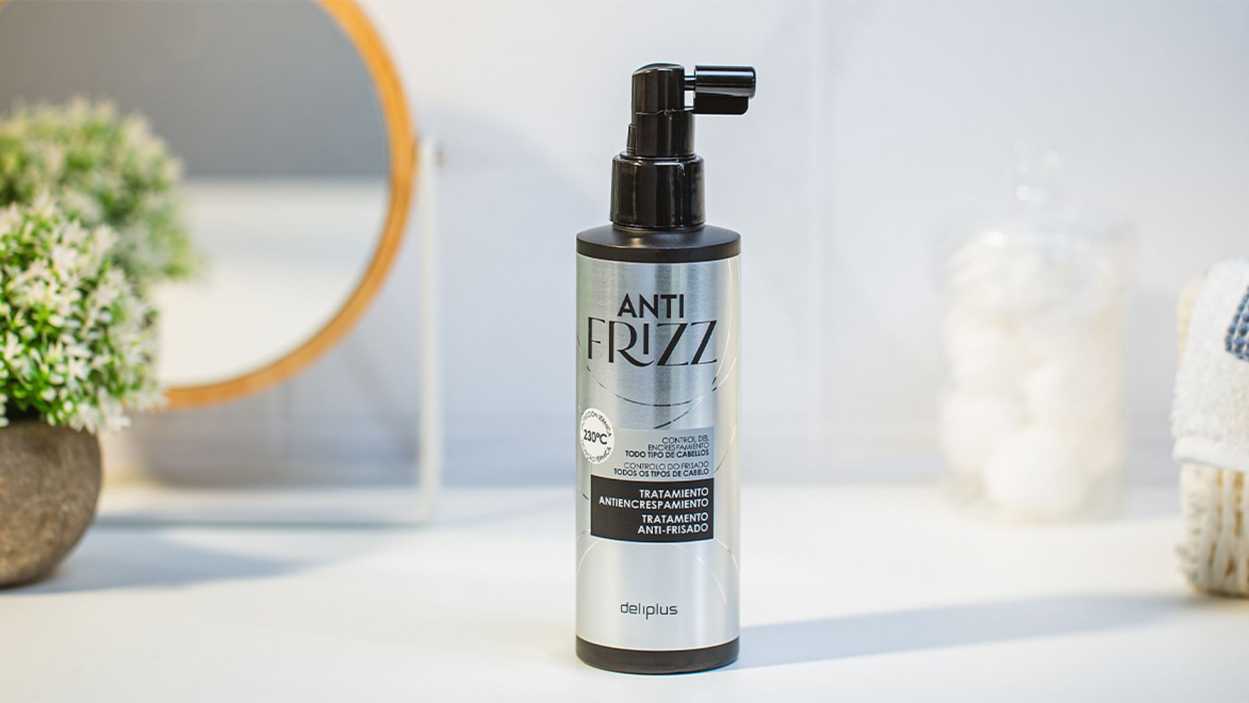 Spray Anti Frizz de Mercadona.