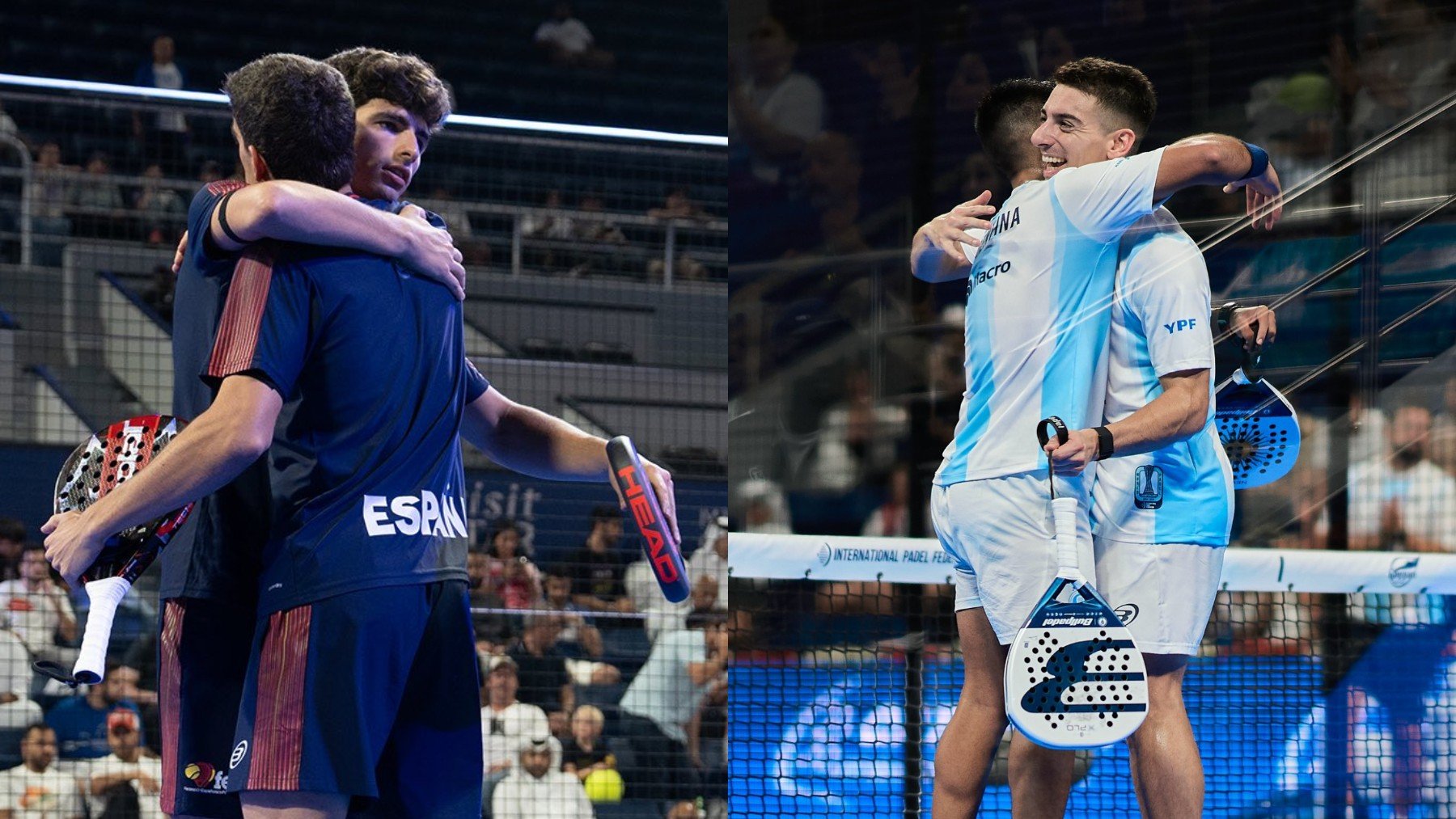 Final Mundial Padel, España vs Argentina. (FIP)