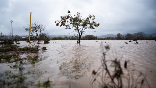 Inundación en Valencia por la DANA