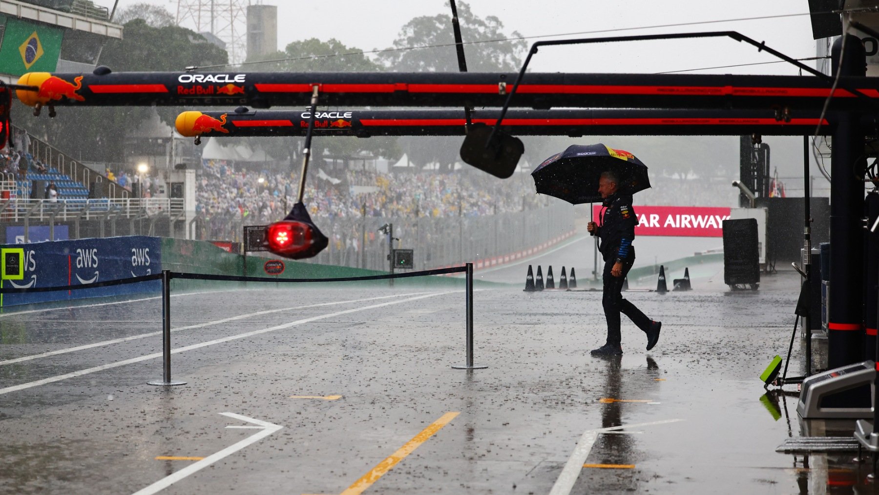 Así lucía el circuito de Interlagos. (Getty)