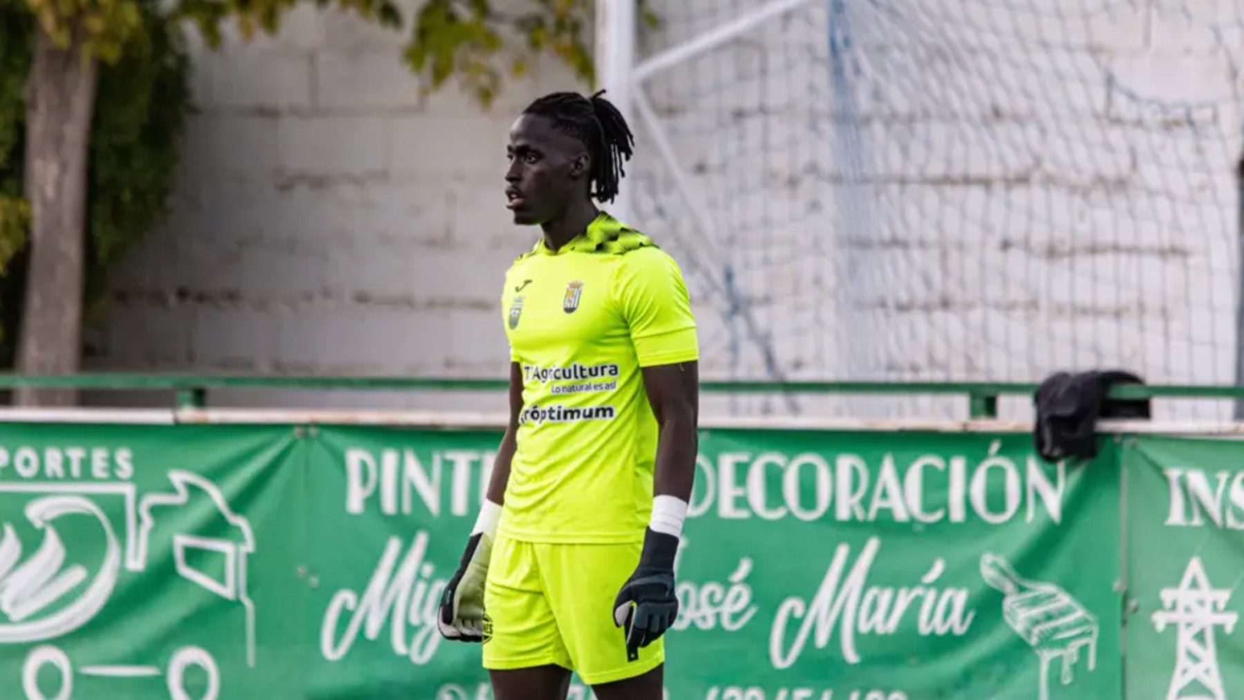 Leo Mendes, durante un partido de esta temporada. (CD Quintanar del Rey)