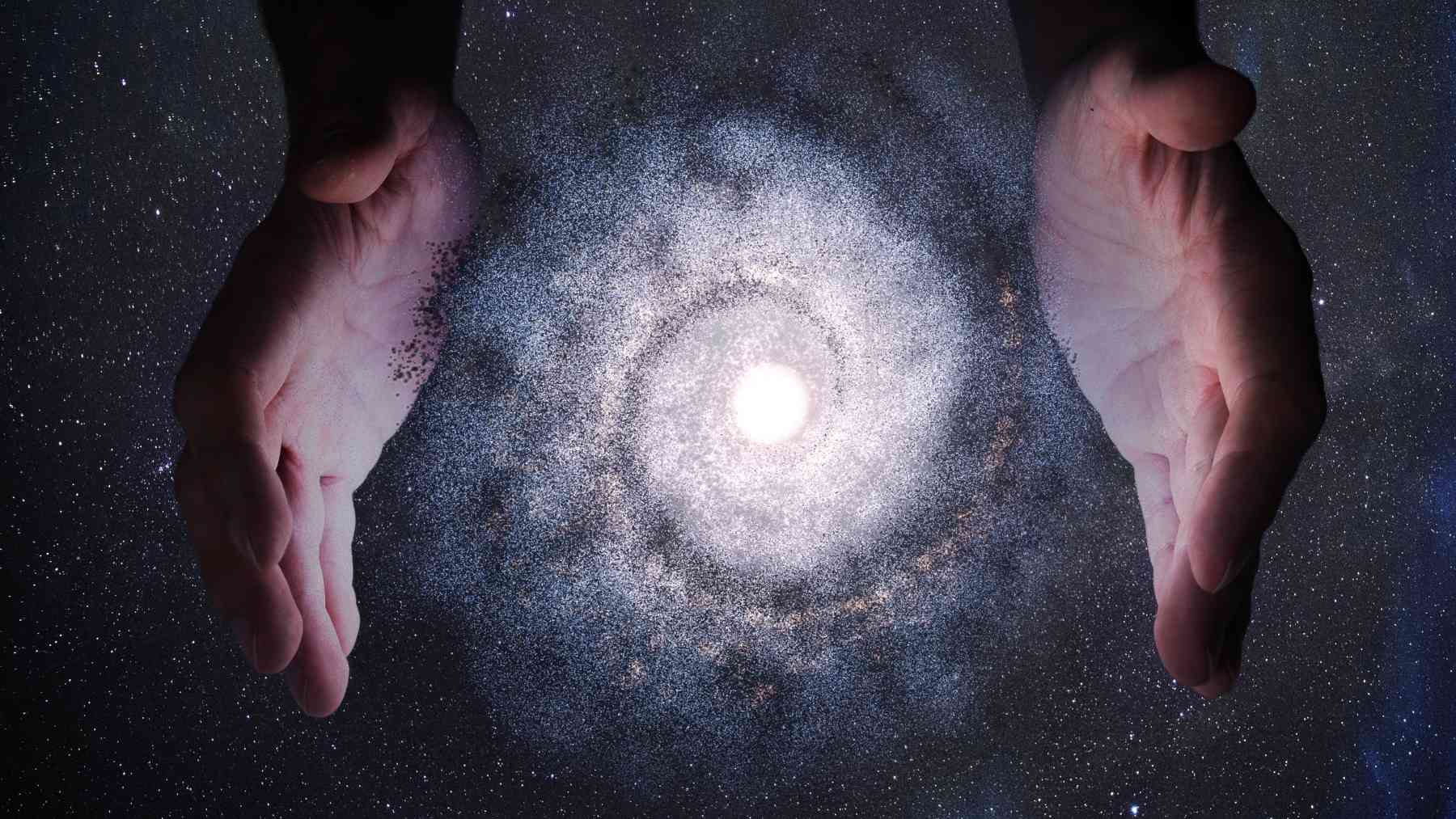 El universo entre dos manos.