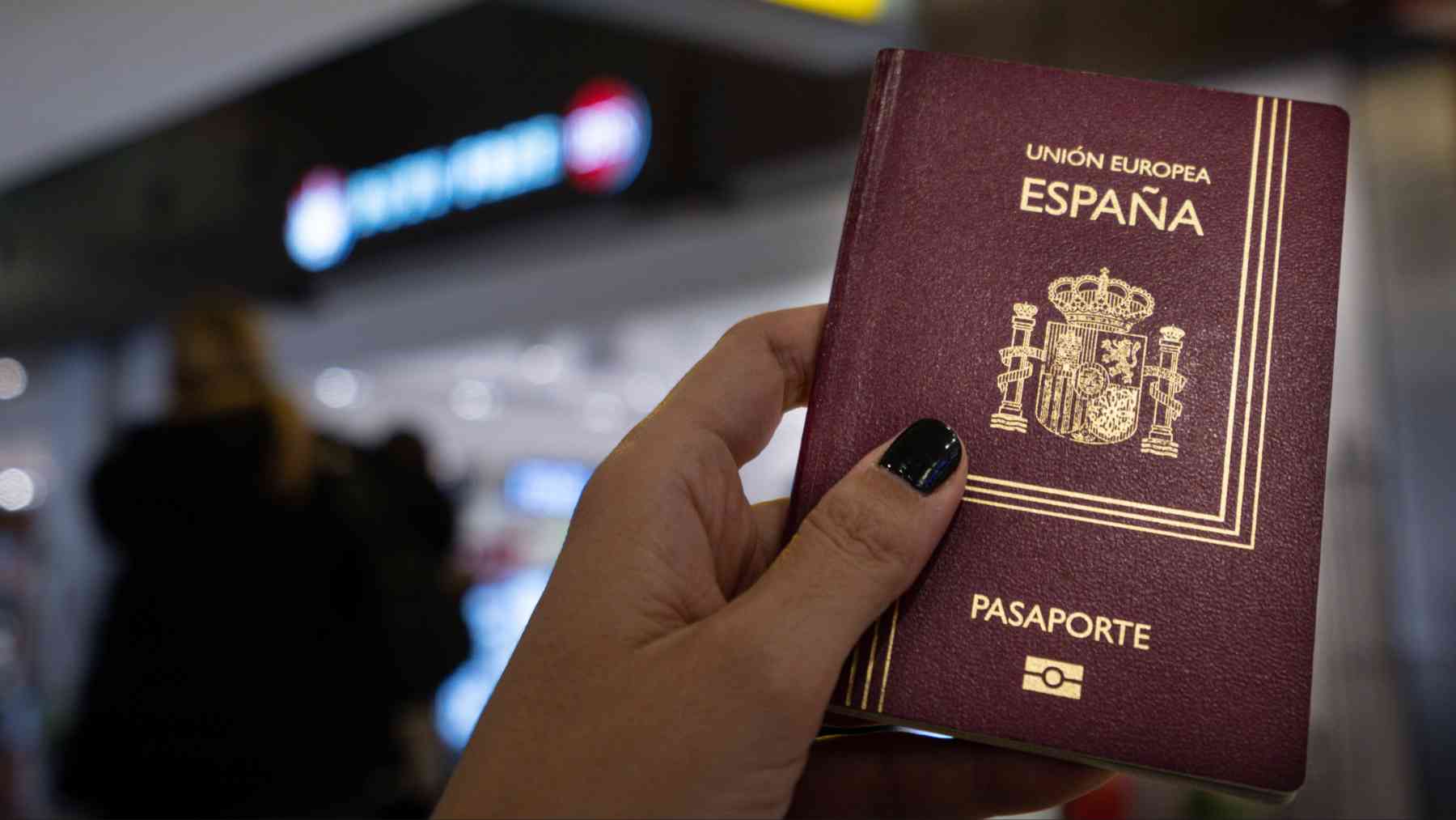 Pasaporte español.