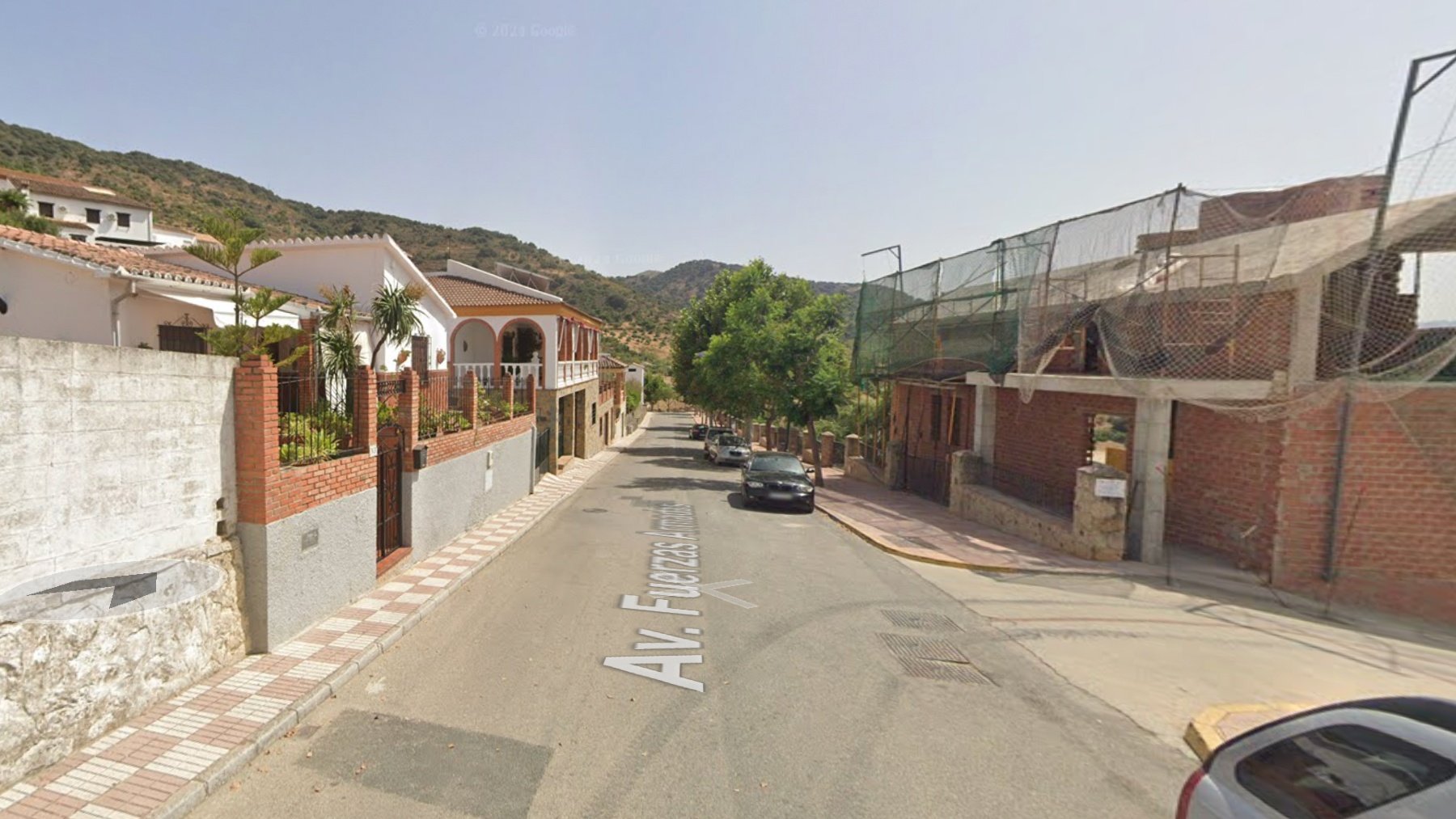 Avenida Fuerzas Armadas de Jimera de Líbar, lugar de los hechos.