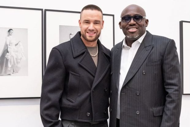 Liam Payne junto a su amigo el estilista Edward Enninful (Instagram).