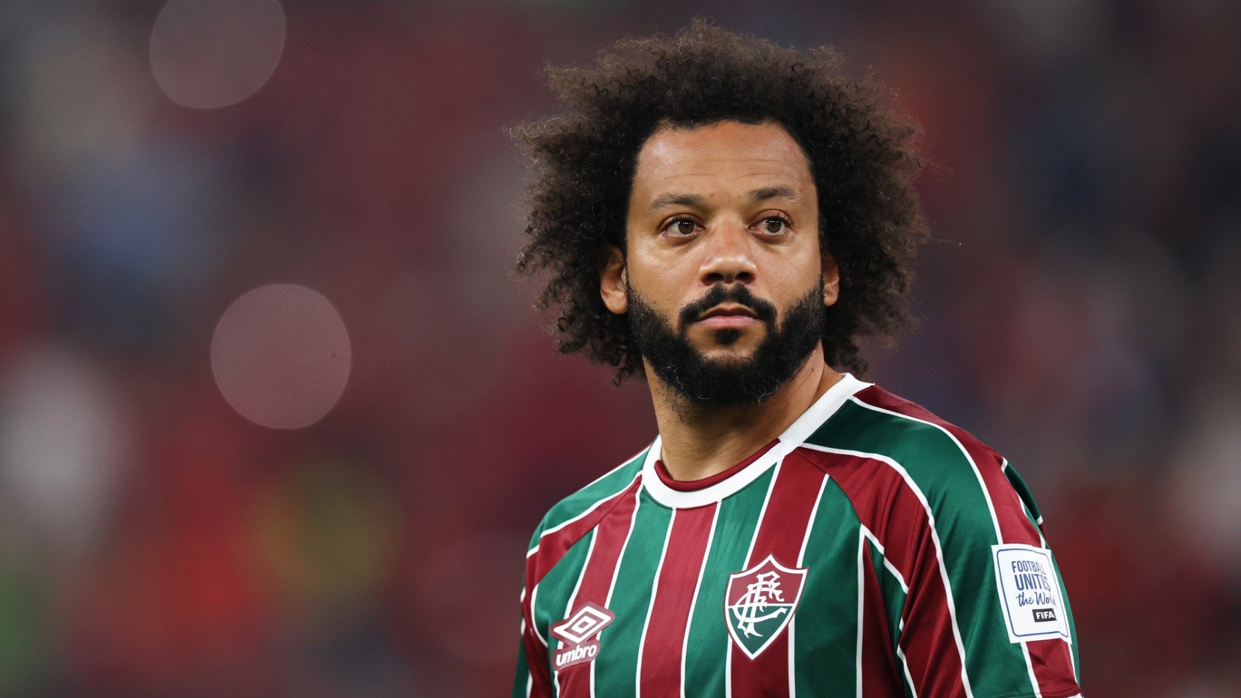 Marcelo, durante un partido con Fluminense. (Getty)