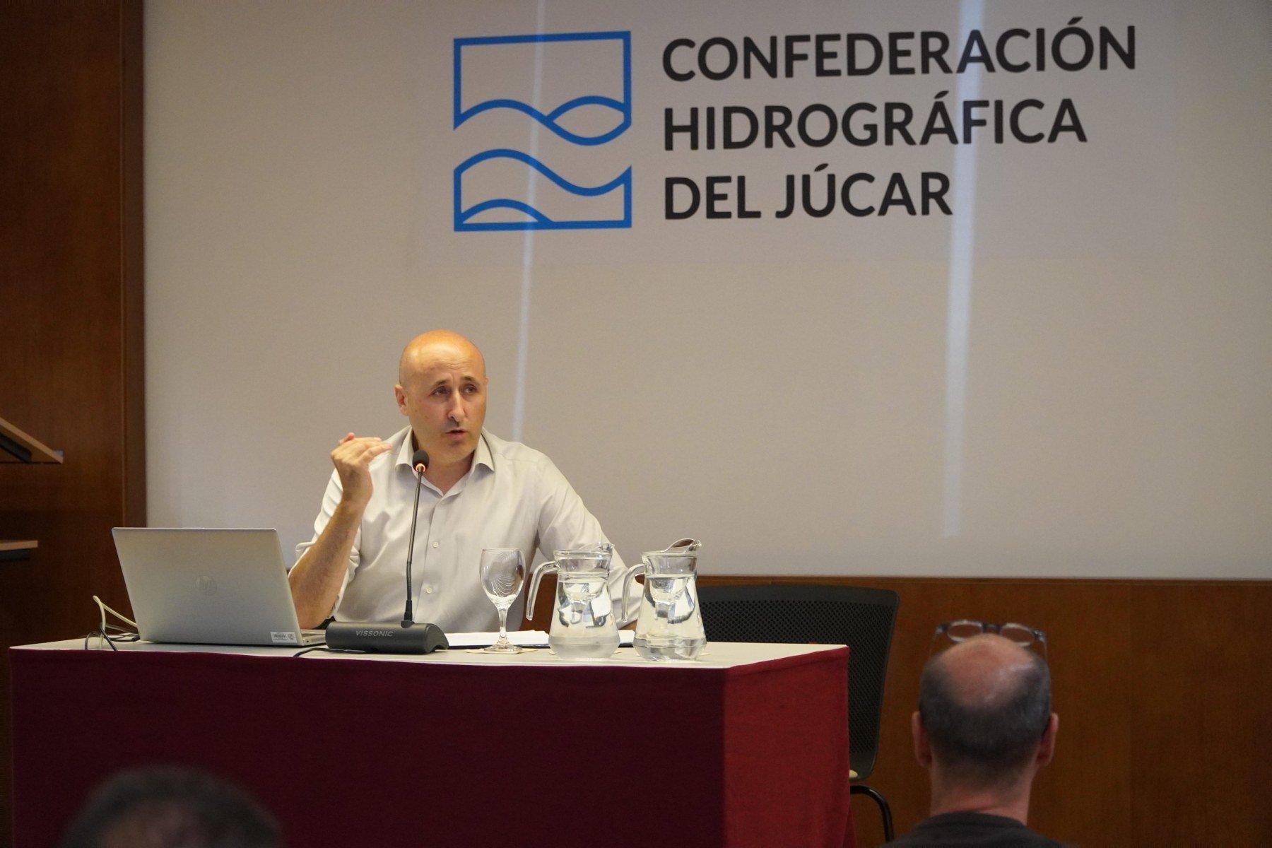 El presidente de la Confederación Hidrográfica del Júcar, Miguel Polo.