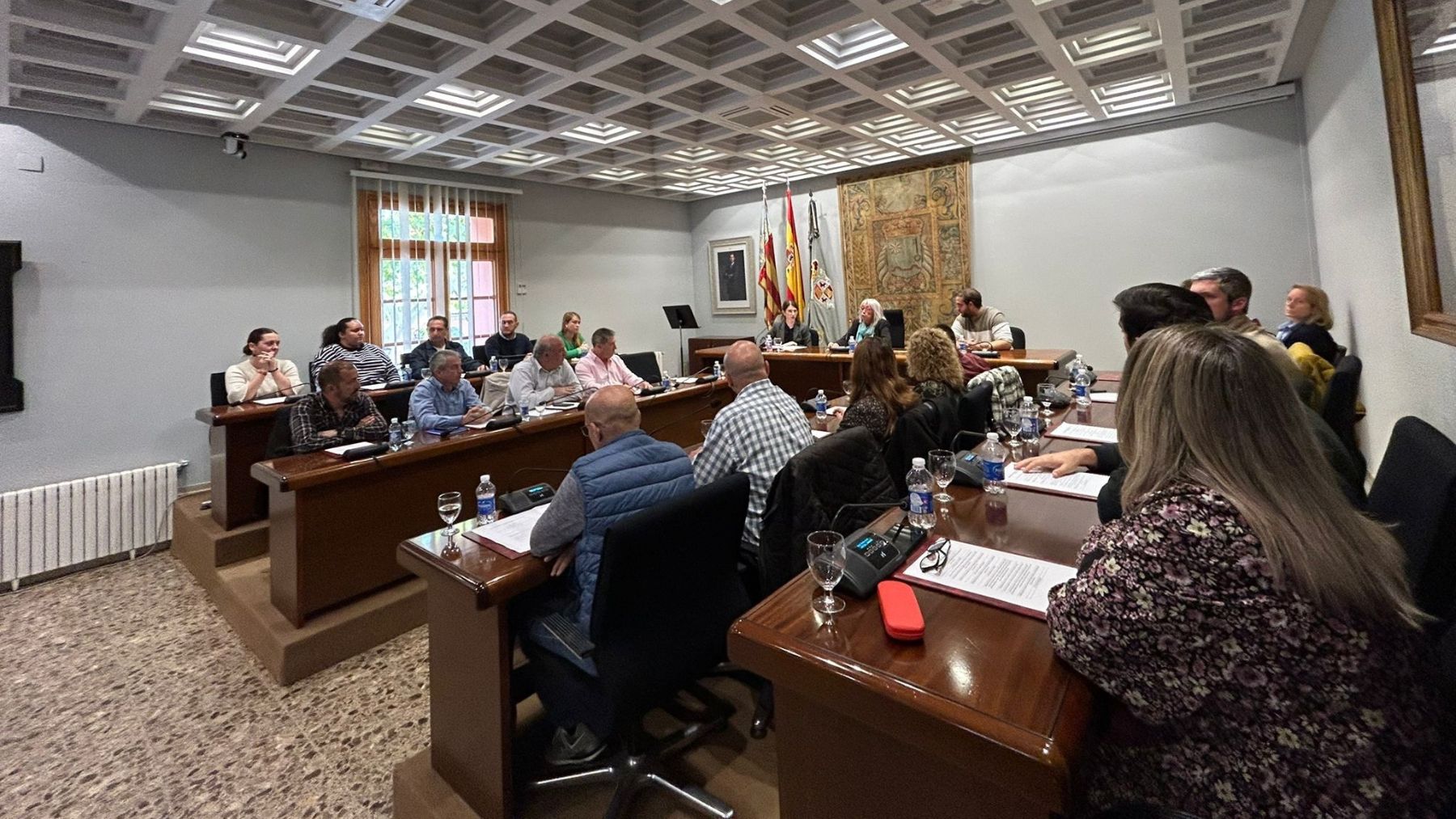 El pleno de la moción de censura en Requena (Valencia). (Foto: EP)