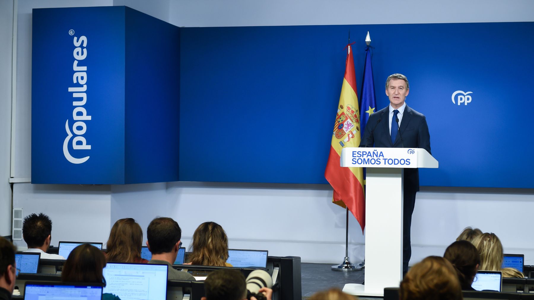 Alberto Núñez Feijóo, líder del PP. (Foto: EP)