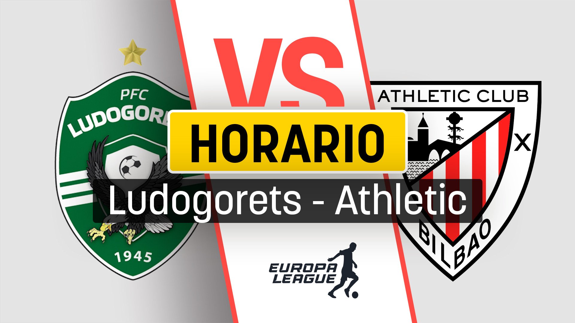 Ludogorets – Athletic Club: horario y dónde ver en directo el partido de la Europa League.