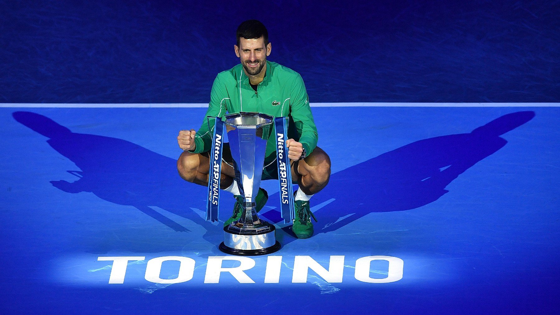 Novak Djokovic, campeón de las ATP Finals 2023. (Getty)