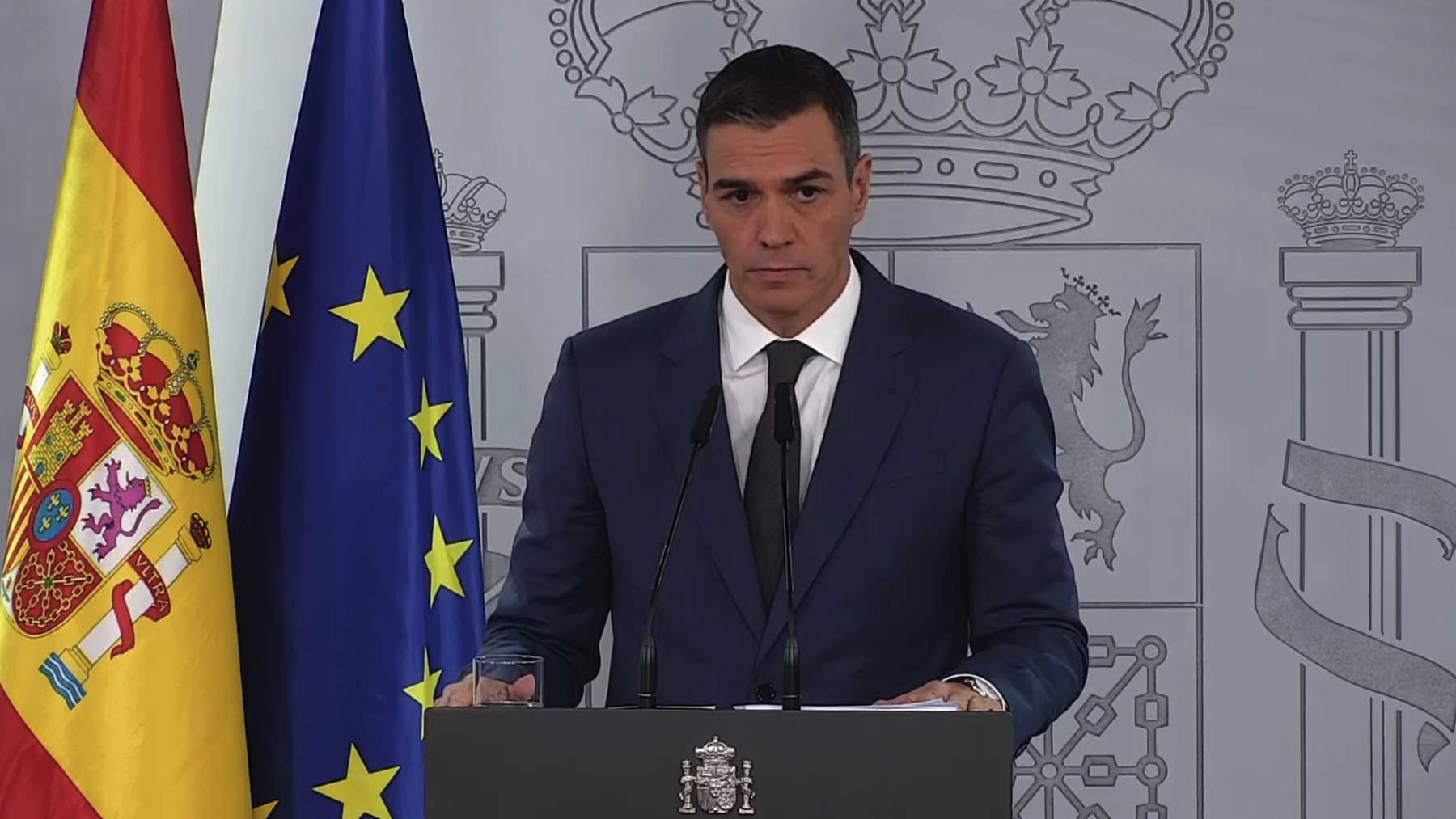 El presidente del Gobierno, Pedro Sánchez, comparece tras un Consejo de Ministros.