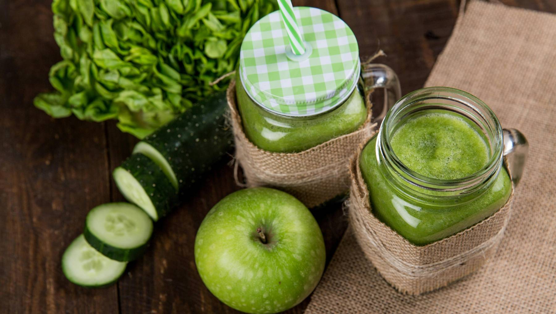 Smoothie verde detox.