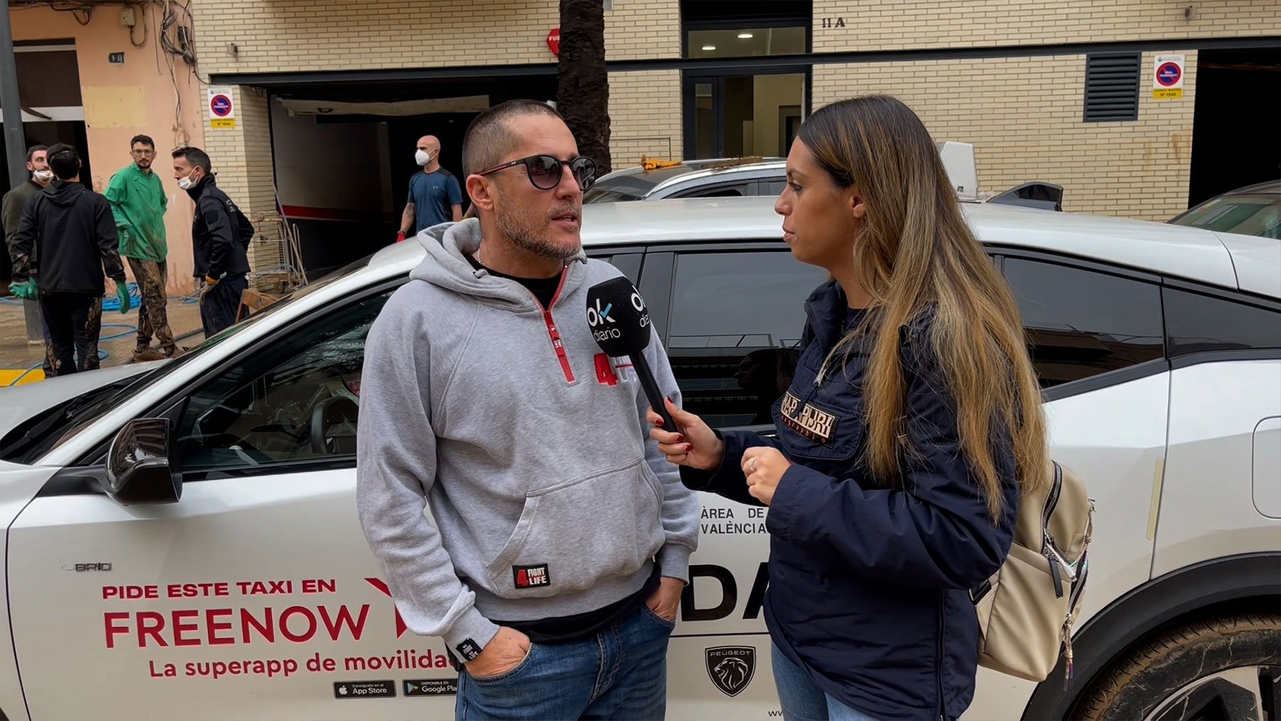 Agustín, el taxista solidario de Valencia.