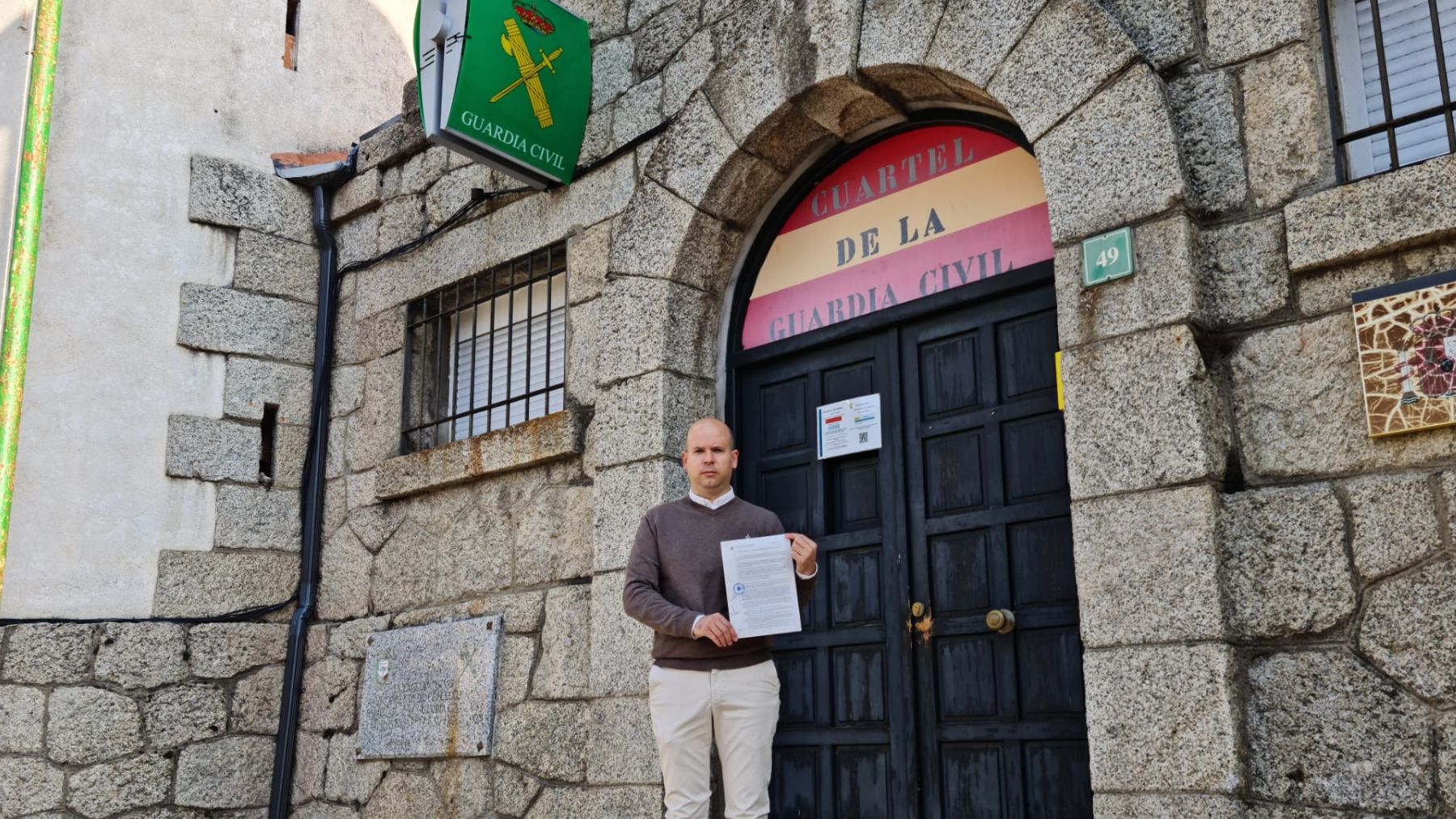 Enrique Pérez, portavoz de Vox en Cercedilla.