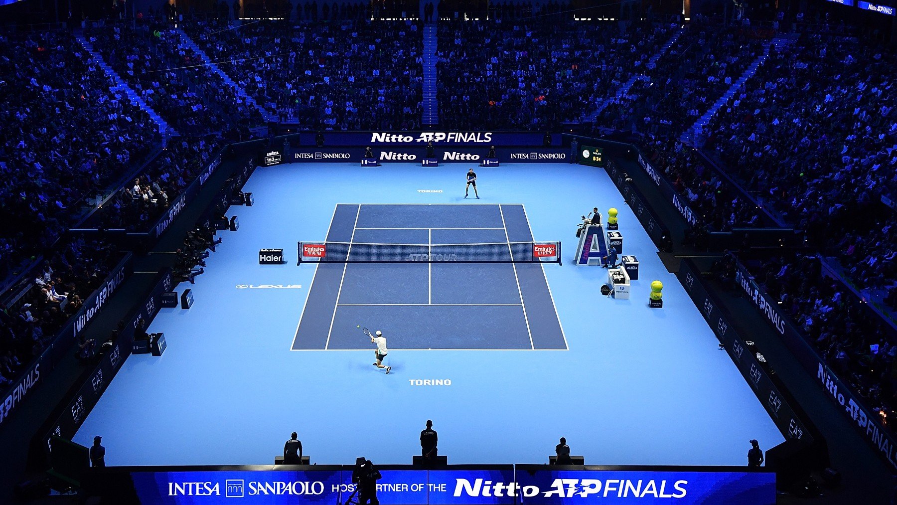 Imagen de archivo de la última edición de las ATP Finals. (Getty)