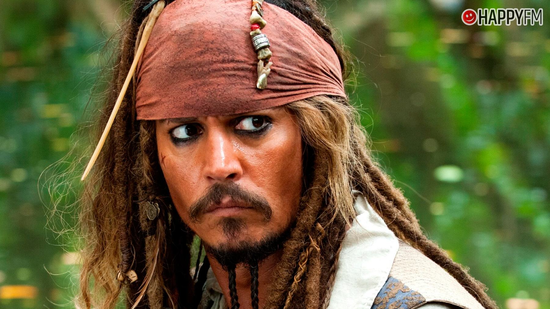 Johnny Depp como Jack Sparrow en ‘Piratas del Caribe’.