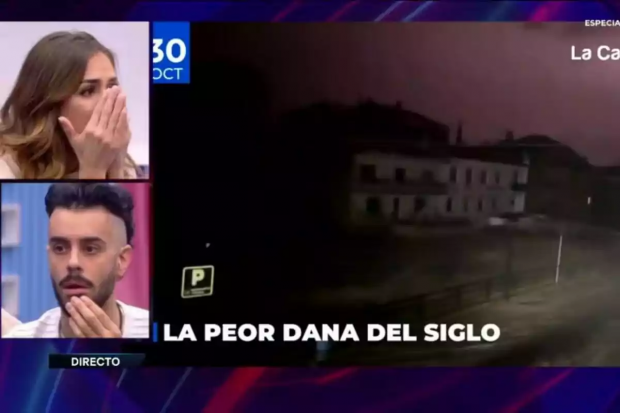 Los concursantes de 'Gran Hermano' descubren lo sucedido en España por la DANA. (Mediaset)