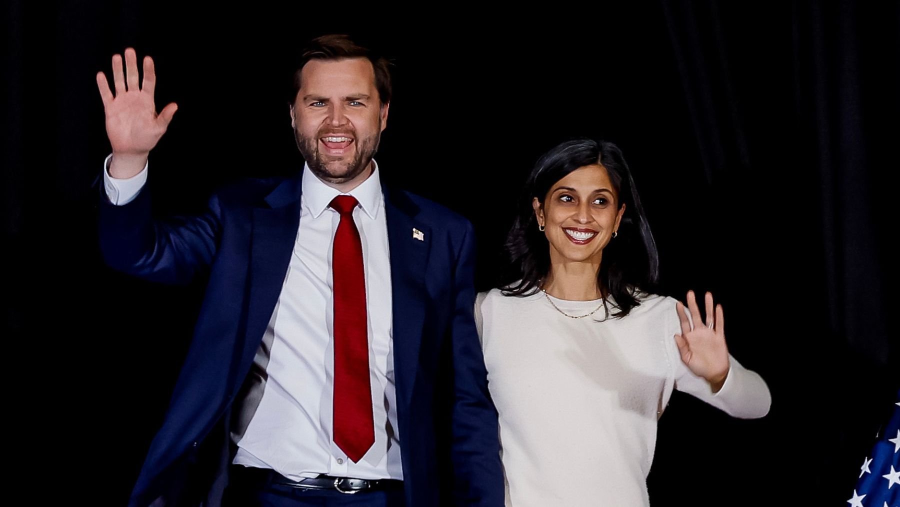 J. D. Vance y Usha Vance. (Foto: EP)