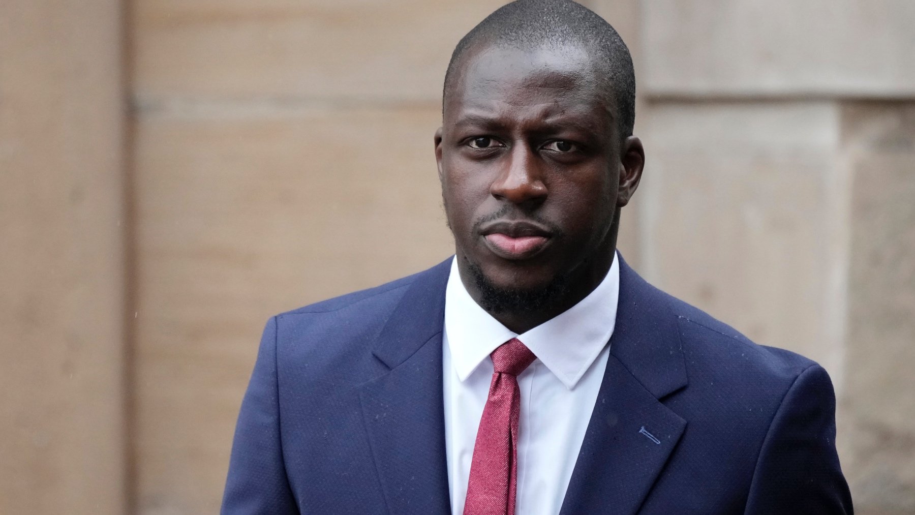 Benjamin Mendy, tras uno de los juicios con el Manchester City. (Getty)