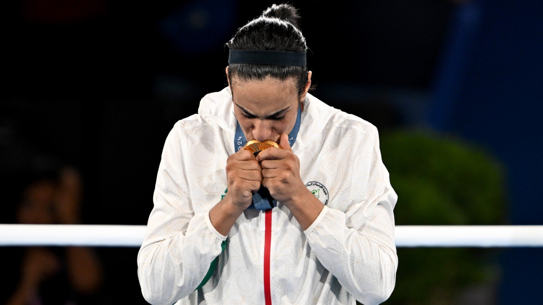 Imane Khelif durante los Juegos de París. (Europa Press)