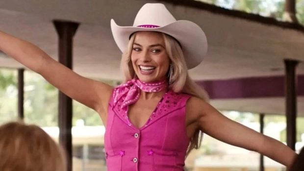 Margot Robbie en la película 'Barbie'.