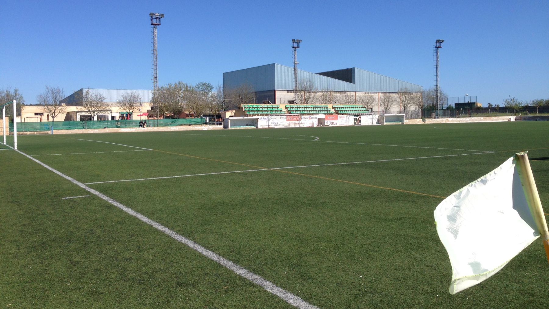 El campo de fútbol del CE Espanya de Llucmajor.