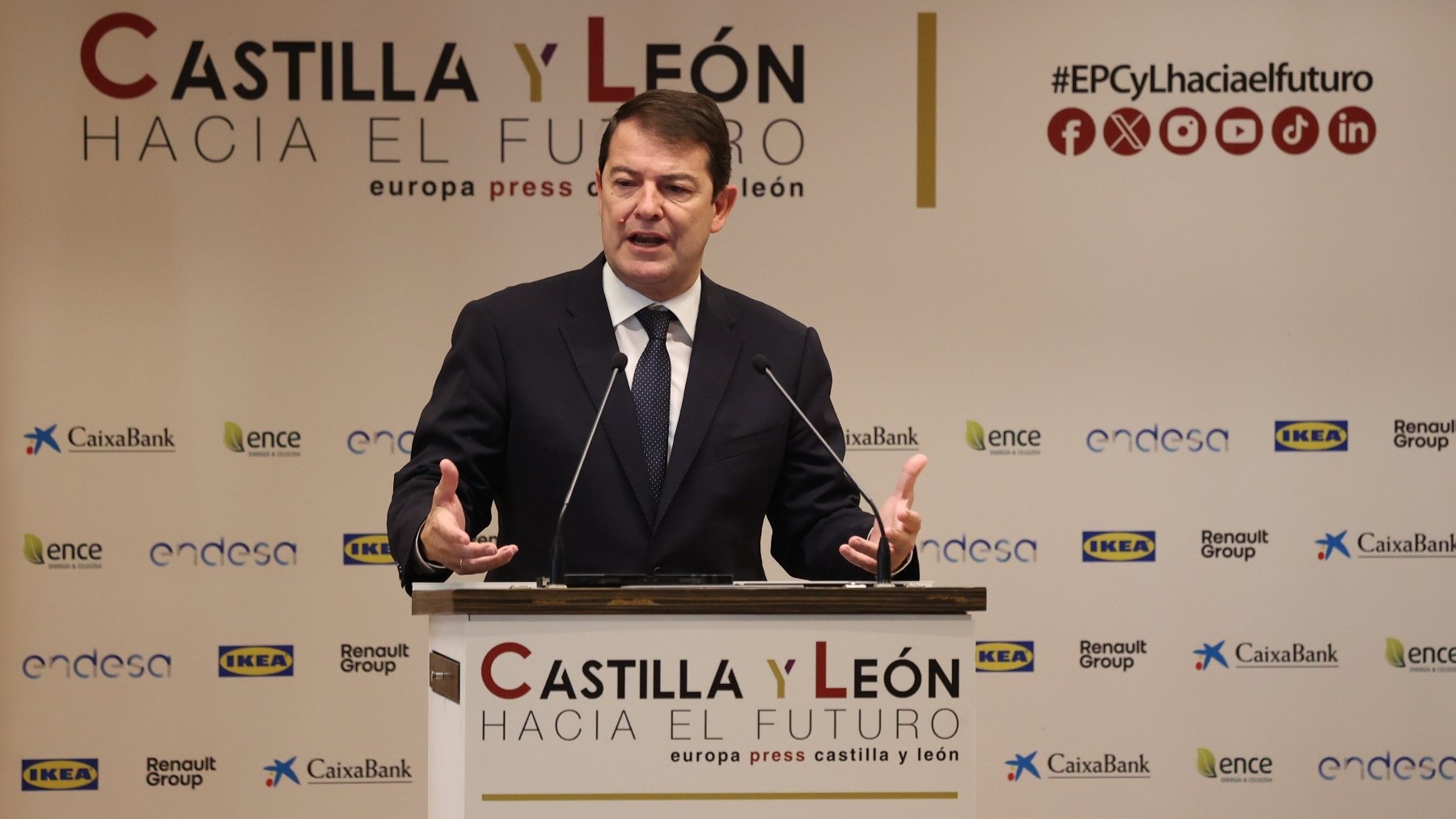 El presidente de Castilla y León, Alfonso Fernández Mañueco. (EP)